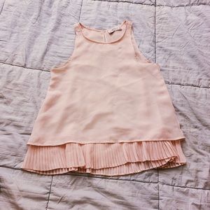 Abercrombie Pink Chiffon Blouse